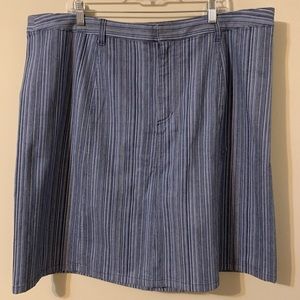 CJ BANKS (by Christopher & Banks) Front Zip Skirt, size 22W